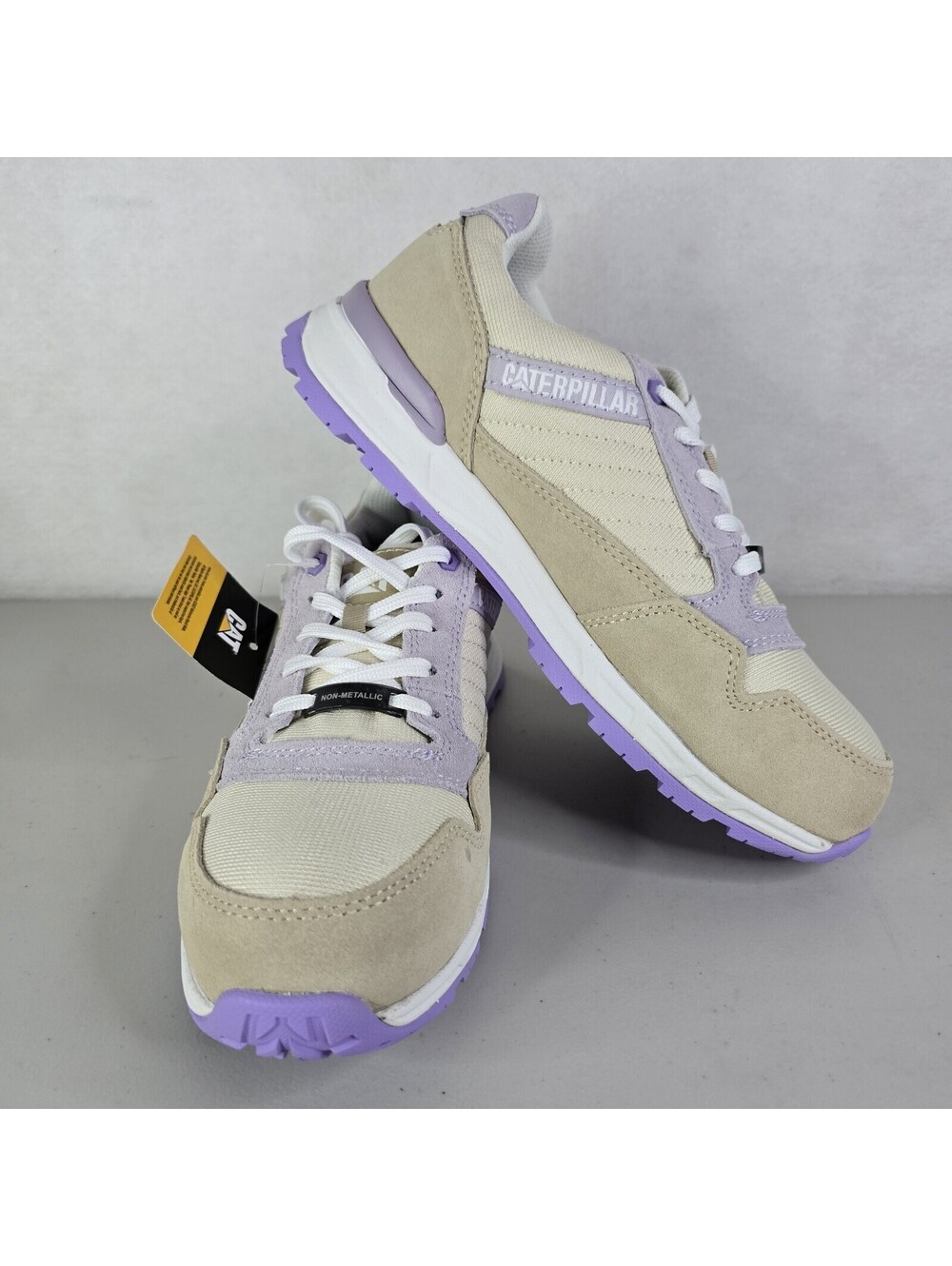 Caterpillar Women US Sz 8 Venward Composite Toe Work Shoes Desert Mojave Lilac